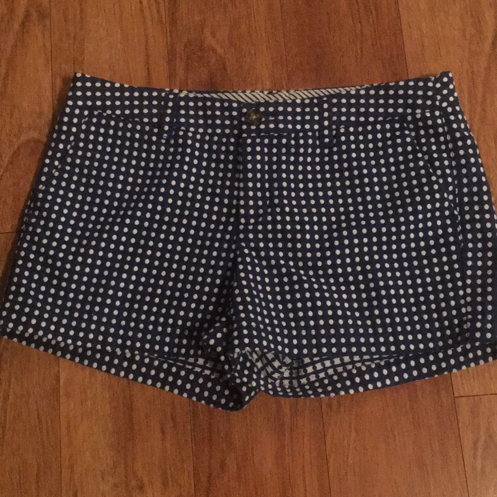 Blue and White Shorts